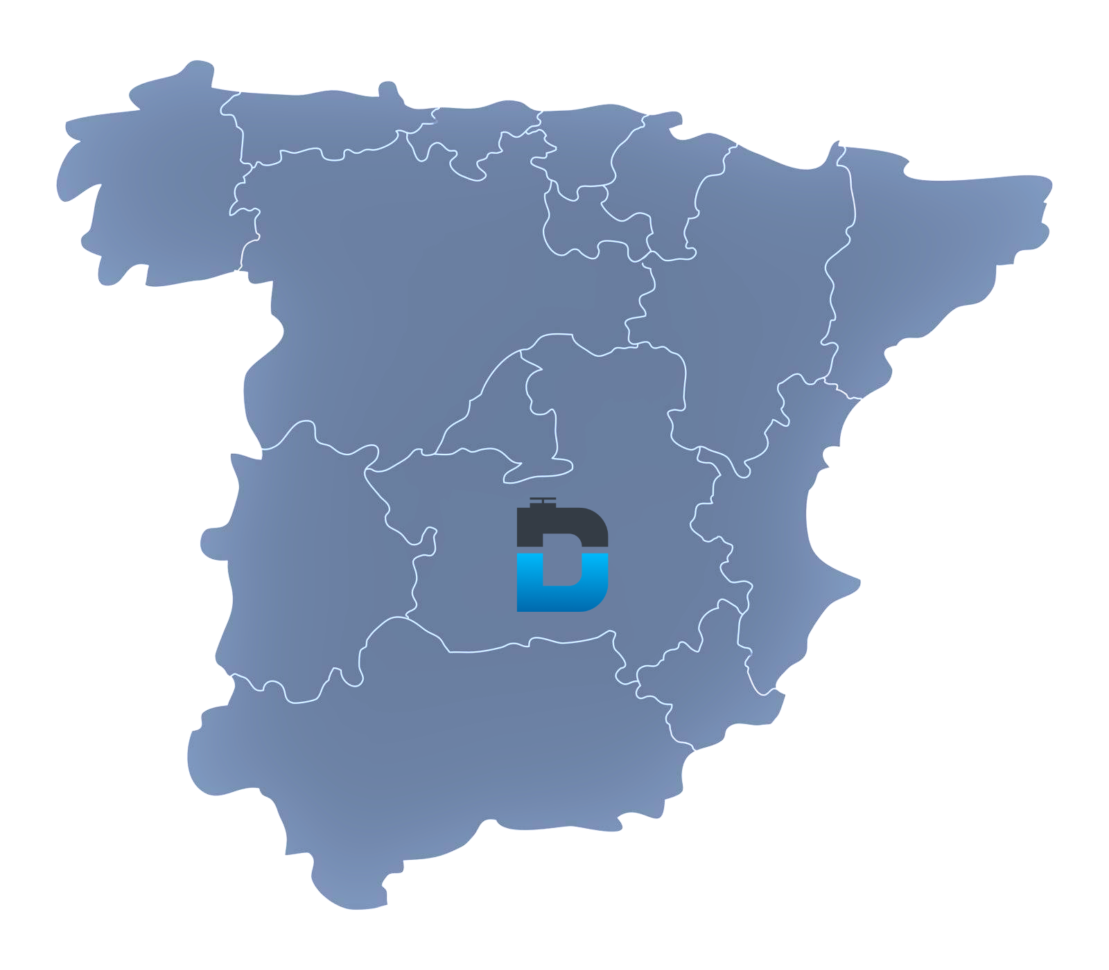 Mapa España Deyma