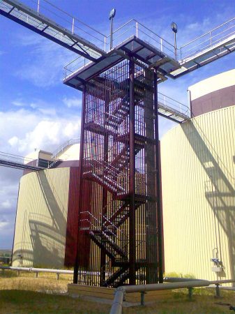 DEYI03 - Estructuras metálicas - Torre Acceso Digestión - EDAR Cuenca Baja Arroyo Culebro II)