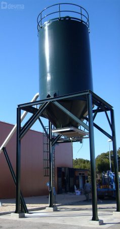 Silo de almacenamiento de fangos Deyma La Mancha